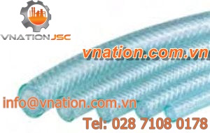 compressed air hose / PVC / fabric-braided