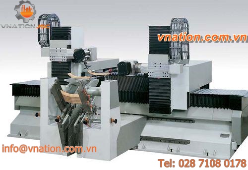 CNC machining center / 6-axis / horizontal / for wood