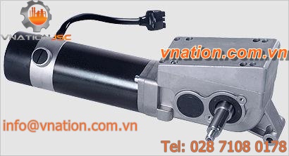 right-angle servo-gearmotor / worm / compact