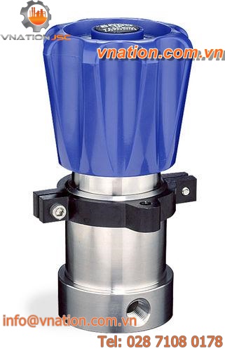 liquid relief valve / for gas / stainless steel / shut-off