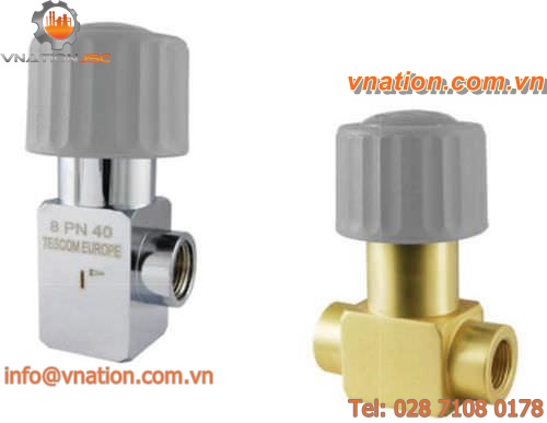 globe valve / shut-off / grease