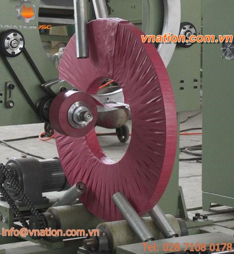 film packaging machine / for copper coils / overlap