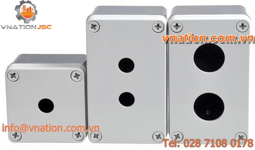 control enclosure / IP67 / polycarbonate / screw cover