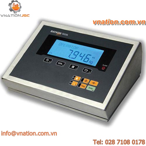 LCD display weight indicator / IP67 / for harsh environments / Modbus RTU