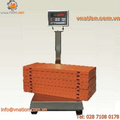 platform scales / with LCD display / stainless steel / for harsh environments