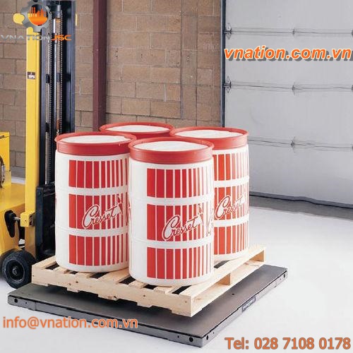 floor scales / with separate indicator / stainless steel / for harsh environments