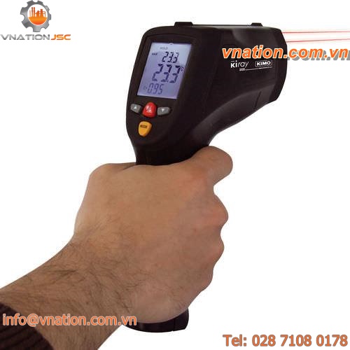 direct-reading infrared thermometer / near-infrared / mobile / industrial