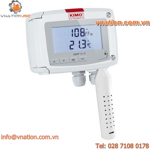 4-20 mA temperature transmitter / carbon dioxide