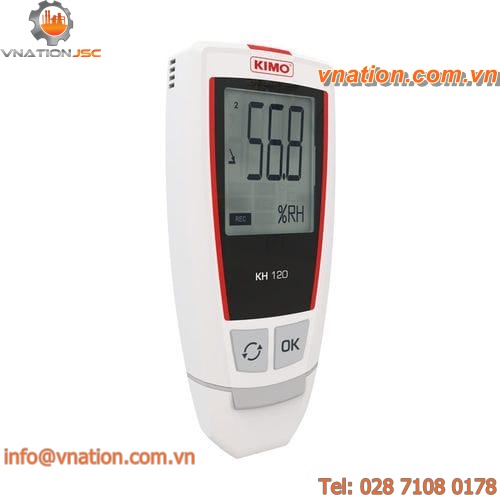 temperature data-logger / relative humidity / USB / with LCD display