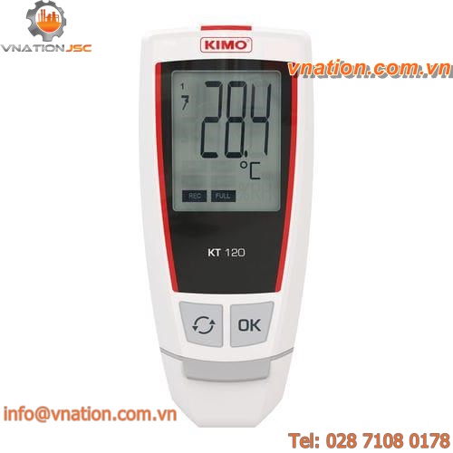 temperature data-logger / programmable / USB / with LCD display