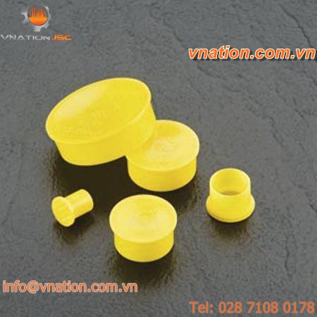 round plug / male / low-density polyethylene LDPE