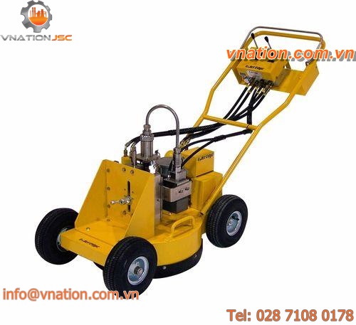 water-jet paint stripping machine / floor covering