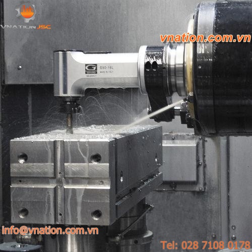 integral angle head / milling