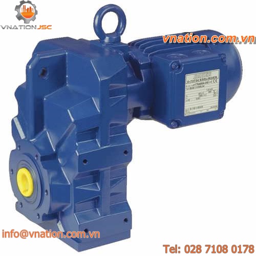 hollow-shaft servo-gearmotor / helical / shaft-mounted