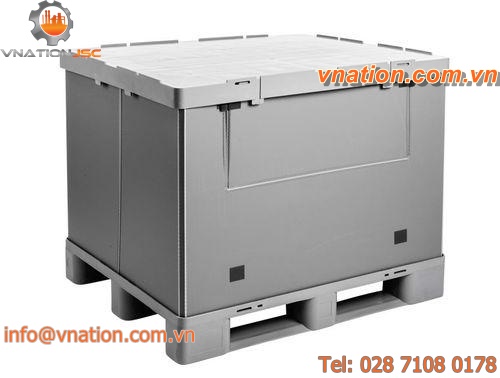 plastic pallet box / transport / folding
