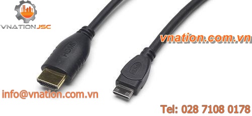 HDMI cable / shielded / ESD / industrial