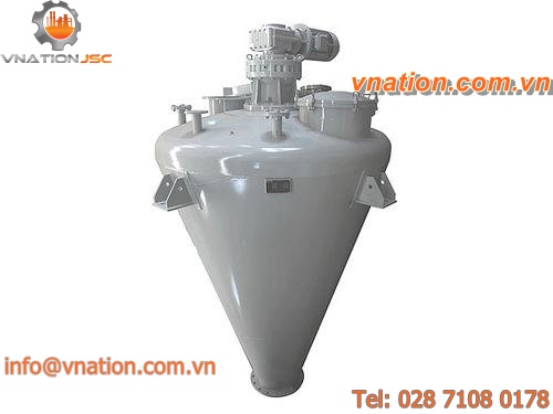 screw mixer / batch / vacuum / for powders