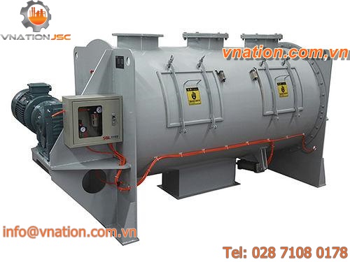 plowshare mixer / batch / vertical / for powders