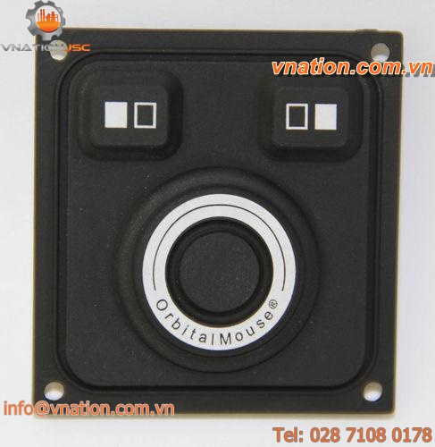 panel-mount pointing device / panel / industrial / rugged