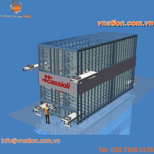 cardboard box automatic storage system / for crates