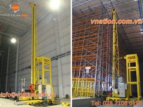 automatic storage system with stacker crane
