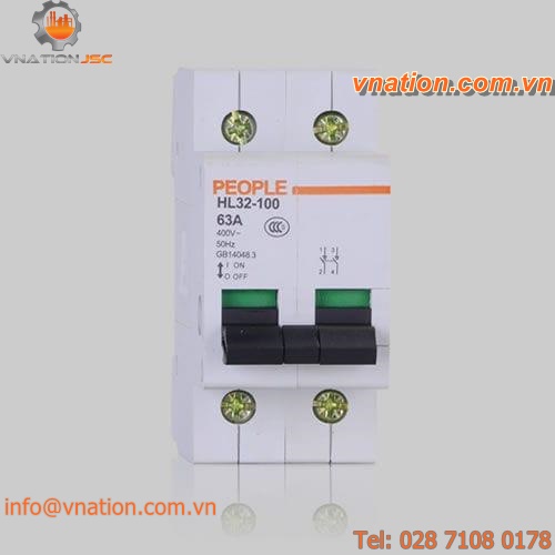 DIN rail switch disconnector
