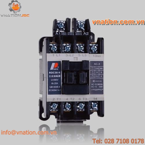 motor contactor / power / electromagnetic / AC