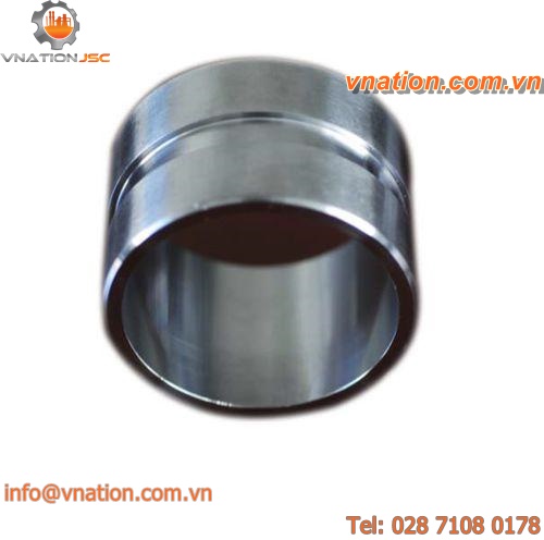 grooved fitting / straight / stainless steel