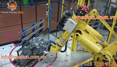 robotic palletizing cell / for glass