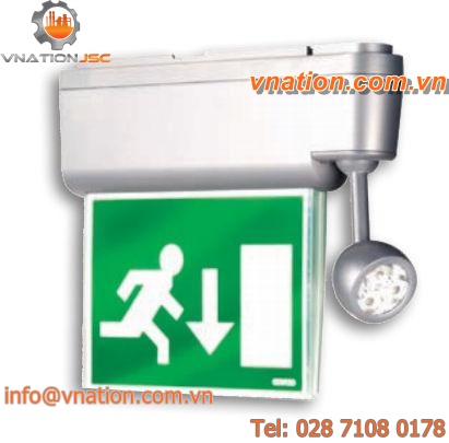 surface-mounted emergency lighting / LED / waterproof