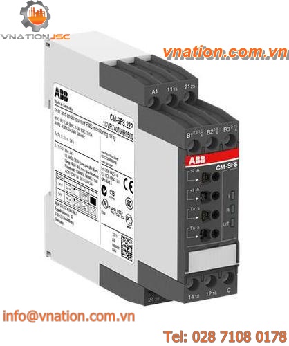 current monitoring relay / DIN rail