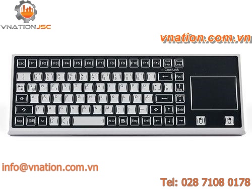 desktop keyboard / 85-keys / capacitive / with touchpad