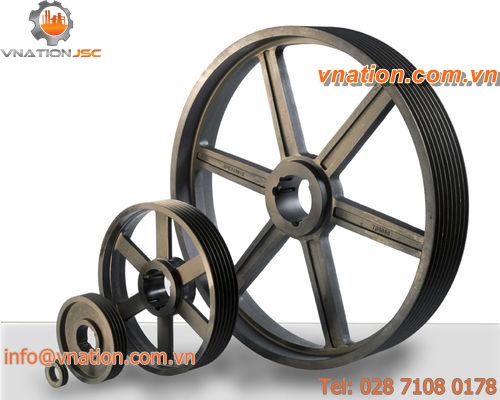 V-belt pulley / with taper bushing