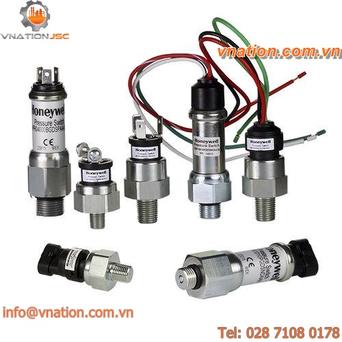 mechanical pressure and vacuum switch / diaphragm / for liquids / for hydrocarbons