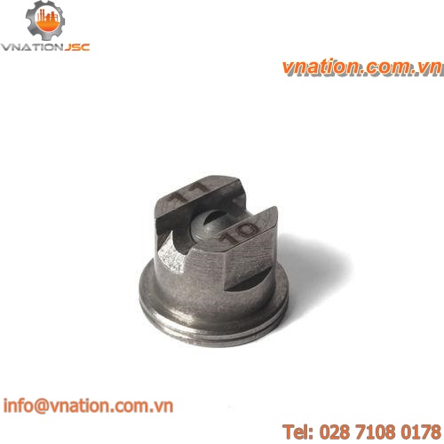 spraying nozzle / flat spray / paint / for the food industry
