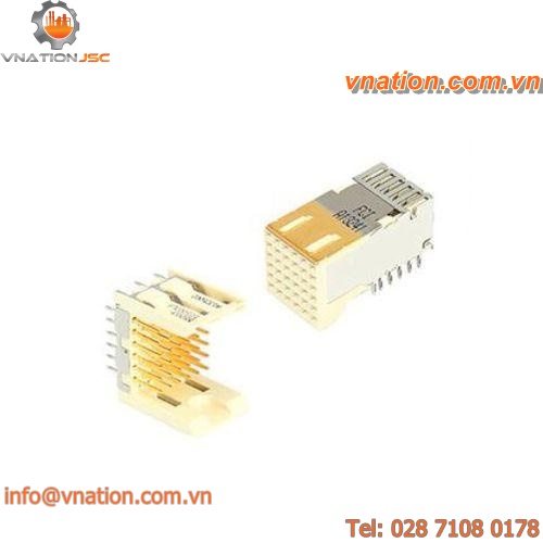 board-to-board connector / backplane / square / SMT