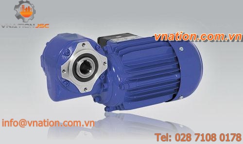 single-phase electric gearmotor / three-phase / hollow-shaft / worm