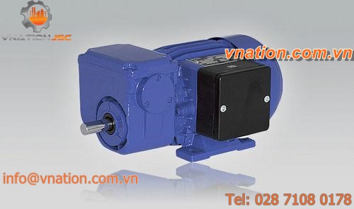 three-phase electric gearmotor / single-phase / coaxial / worm
