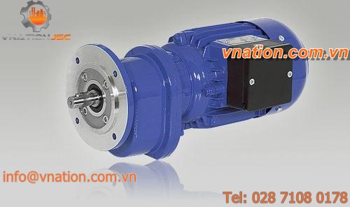 asynchronous electric gearmotor / three-phase / single-phase / coaxial