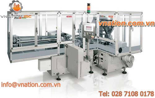 filling and wrapping machine for food products