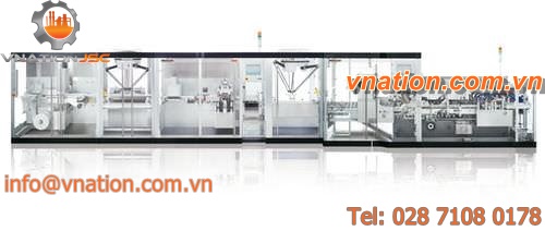 automatic thermoformer / roll-fed / for pharmaceuticals packaging / compact