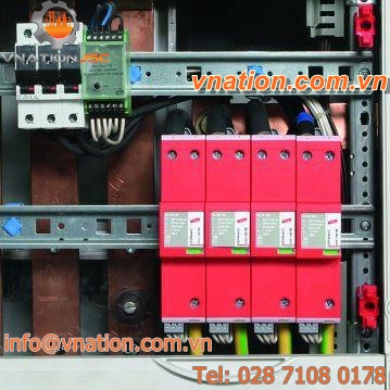 type 1 surge arrester / DIN rail / for power supplies / low-voltage