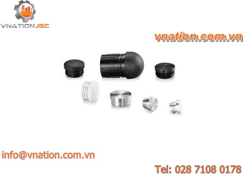 round plug / male / aluminum / for tubes