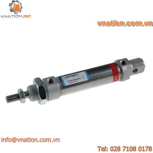 pneumatic cylinder / single-acting / standard / micro