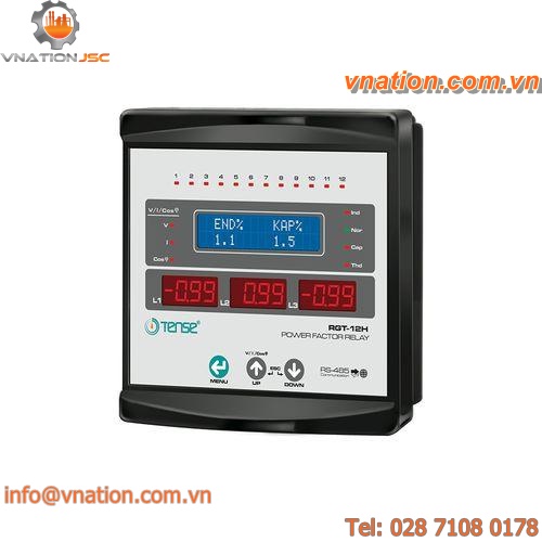 three-phase reactive power controller / with built-in communication / 12 levels