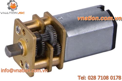 DC electric gearmotor / coaxial / spur / door