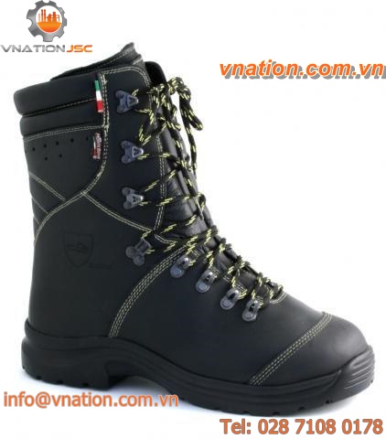fire-retardant safety boot / anti-perforation / leather