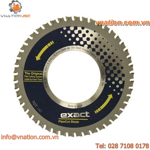 circular saw blade / carbide / for steel