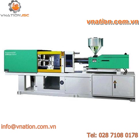 horizontal injection molding machine / hydraulic / for thin-walled parts