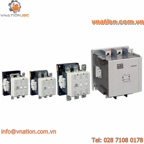 4-pole contactor / 3-pole / auxiliary / miniature